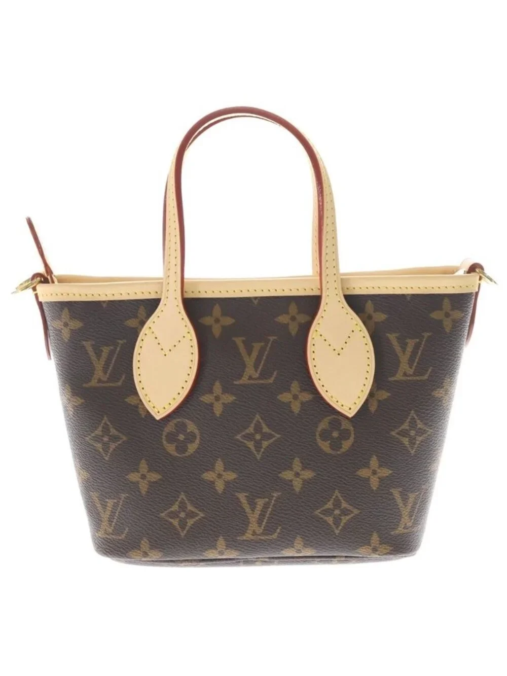 Louis Vuitton Monogram Neverfull BB Tote Shoulder Bag 2-Way Leather Brown